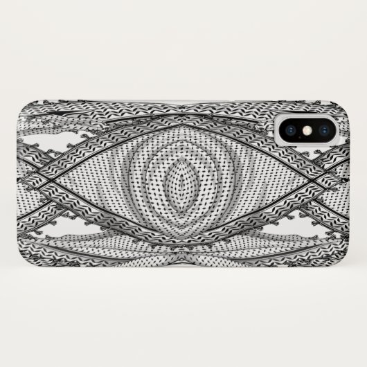 Keffiyeh Palestijnse sjaal Traditionele stof Case-Mate iPhone Case (Achterkant (horizontaal))
