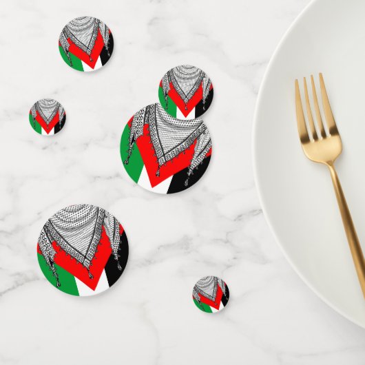 Keffiyeh Palestijnse sjaal Traditionele stof Confetti (Groep)