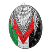 Keffiyeh Palestijnse sjaal Traditionele stof Dartbord (Voorkant Rechts)