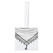 Keffiyeh Palestijnse sjaal Traditionele stof Decoratie (Voorkant)