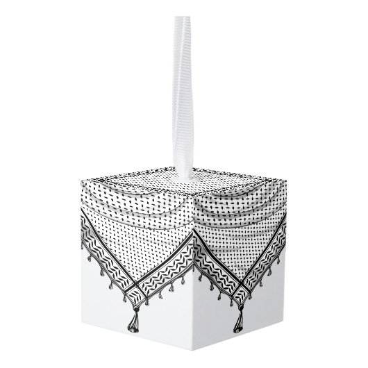 Keffiyeh Palestijnse sjaal Traditionele stof Decoratie (Achter hoekig)