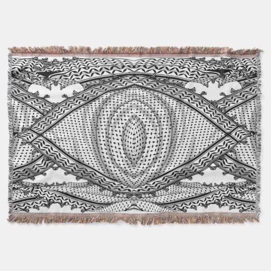 Keffiyeh Palestijnse sjaal Traditionele stof Deken (Voorkant)