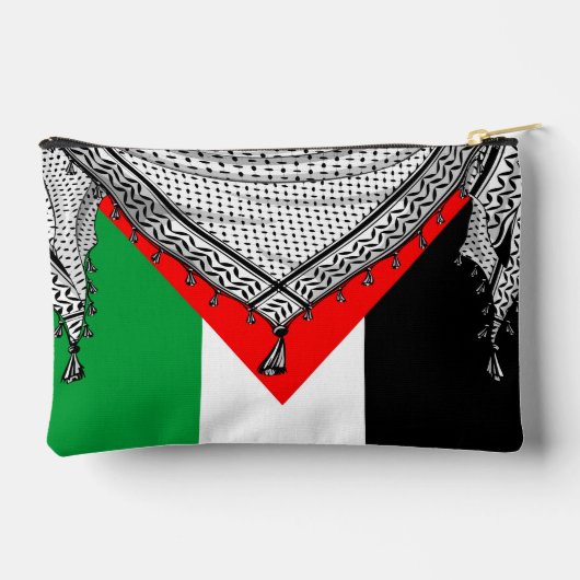 Keffiyeh Palestijnse sjaal Traditionele stof Etui (Achterkant)