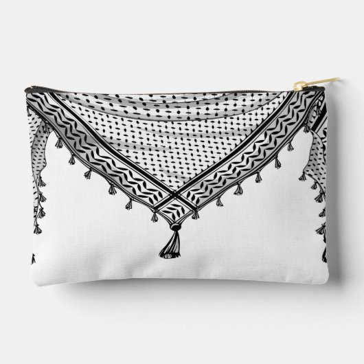Keffiyeh Palestijnse sjaal Traditionele stof Etui (Achterkant)