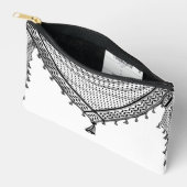 Keffiyeh Palestijnse sjaal Traditionele stof Etui (Open)