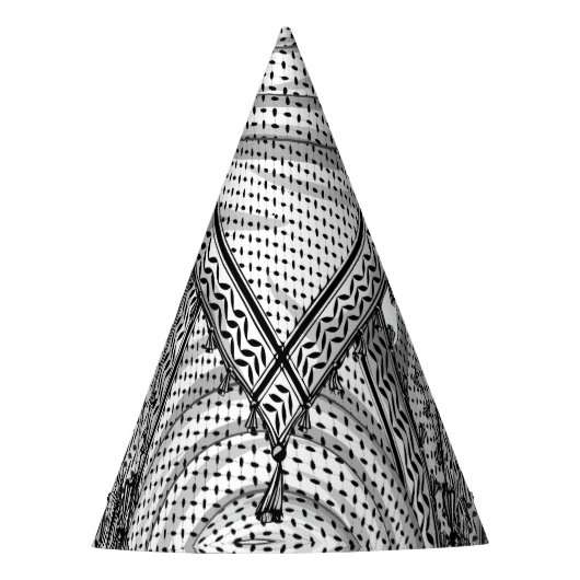 Keffiyeh Palestijnse sjaal Traditionele stof Feesthoedjes (Voorkant)