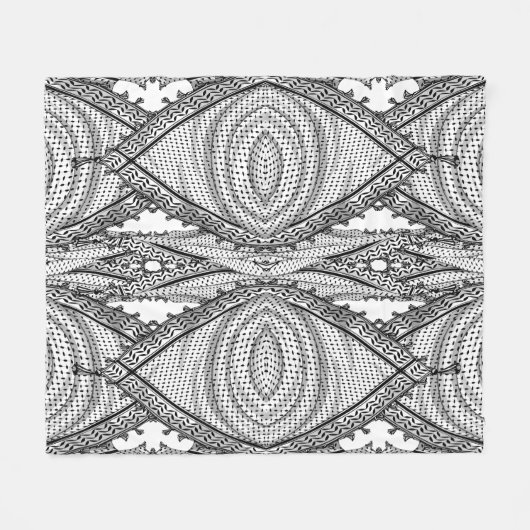 Keffiyeh Palestijnse sjaal Traditionele stof Fleece Deken (Voorkant (Horizontaal))