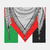 Keffiyeh Palestijnse sjaal Traditionele stof Fleece Deken (Voorkant (Horizontaal))