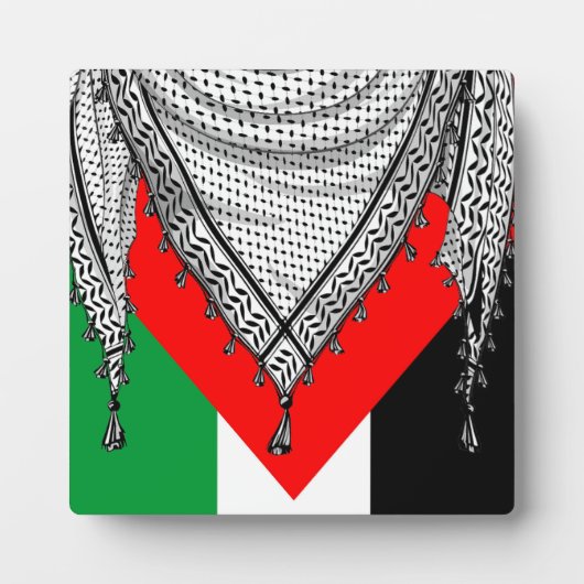 Keffiyeh Palestijnse sjaal Traditionele stof Fotoplaat (Voorkant)