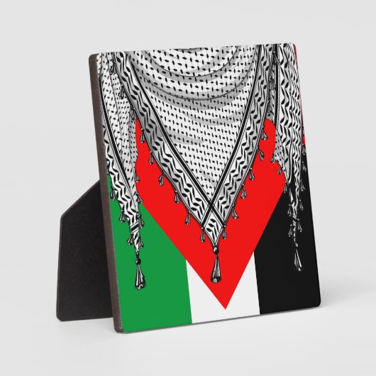 Keffiyeh Palestijnse sjaal Traditionele stof Fotoplaat (Voorkant)