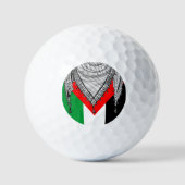 Keffiyeh Palestijnse sjaal Traditionele stof Golfballen (Voorkant)
