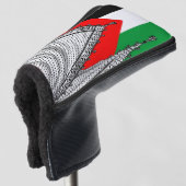 Keffiyeh Palestijnse sjaal Traditionele stof Golfheadcover (3/4 voorkant)