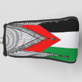 Keffiyeh Palestijnse sjaal Traditionele stof Golfheadcover (Voorkant)