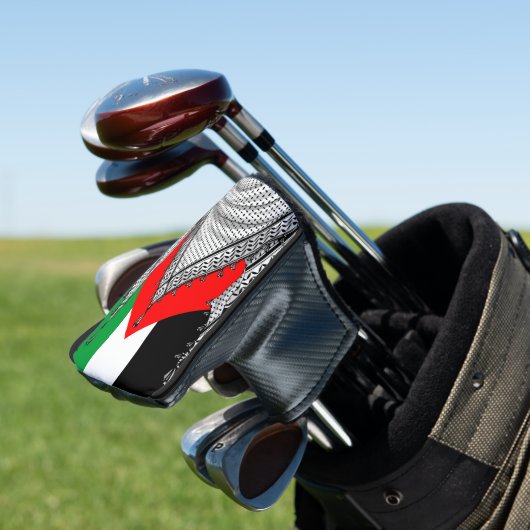 Keffiyeh Palestijnse sjaal Traditionele stof Golfheadcover (Insitu)
