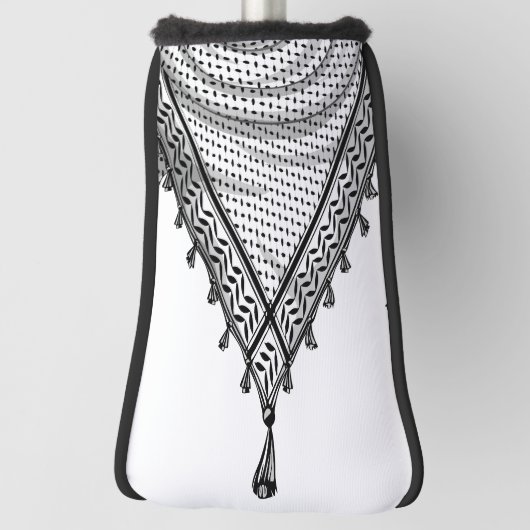 Keffiyeh Palestijnse sjaal Traditionele stof Golfheadcover (Draai 90)