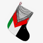 Keffiyeh Palestijnse sjaal Traditionele stof Grote Kerstsok (Voorkant (Hangend))