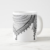 Keffiyeh Palestijnse sjaal Traditionele stof Grote Koffiekop (Voorkant rechts)