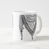 Keffiyeh Palestijnse sjaal Traditionele stof Grote Koffiekop (Voorkant rechts)