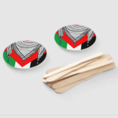 Keffiyeh Palestijnse sjaal Traditionele stof Handwaaier (Niet-gemonteerd)