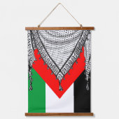 Keffiyeh Palestijnse sjaal Traditionele stof Hangend Wandkleed (Voorkant)