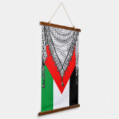 Keffiyeh Palestijnse sjaal Traditionele stof Hangend Wandkleed (Gebogen)