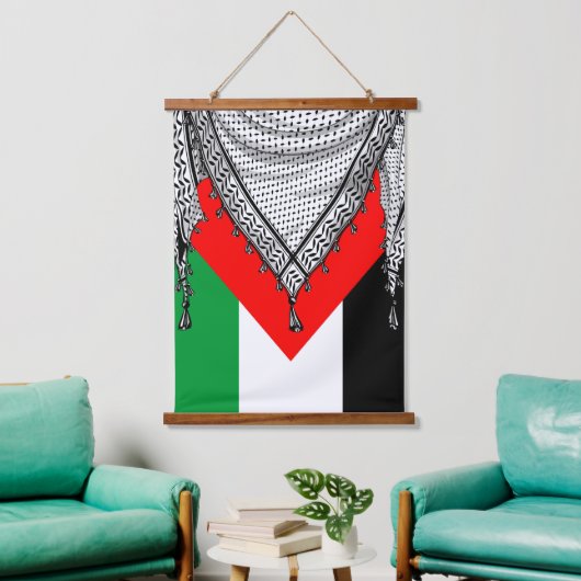 Keffiyeh Palestijnse sjaal Traditionele stof Hangend Wandkleed (Woonkamer)