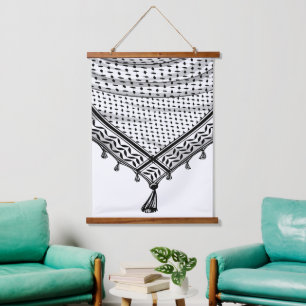 Keffiyeh Palestijnse sjaal Traditionele stof Hangend Wandkleed