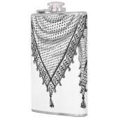 Keffiyeh Palestijnse sjaal Traditionele stof Heupfles (Links)