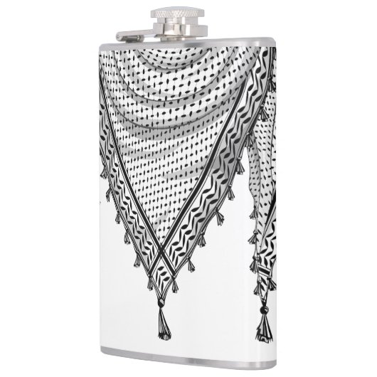 Keffiyeh Palestijnse sjaal Traditionele stof Heupfles (Links)