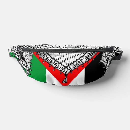 Keffiyeh Palestijnse sjaal Traditionele stof Heuptasje (Liggend)