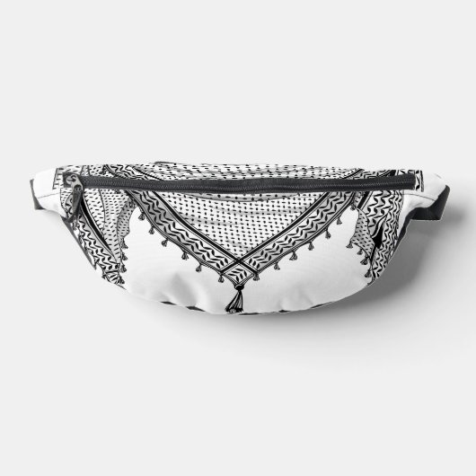 Keffiyeh Palestijnse sjaal Traditionele stof Heuptasje (Liggend)