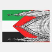 Keffiyeh Palestijnse sjaal Traditionele stof Inpakpapier Vel (Voorkant 3)