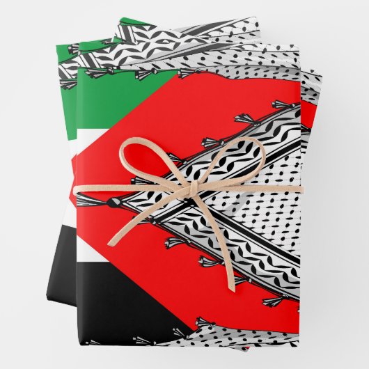 Keffiyeh Palestijnse sjaal Traditionele stof Inpakpapier Vel (In situ)
