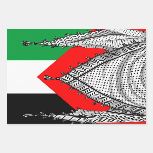 Keffiyeh Palestijnse sjaal Traditionele stof Inpakpapier Vel (Voorkant)