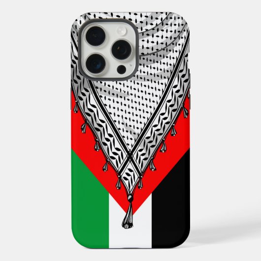 Keffiyeh Palestijnse sjaal Traditionele stof iPhone Hoesje (Achterkant)