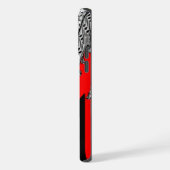 Keffiyeh Palestijnse sjaal Traditionele stof iPhone Hoesje (Linkerkant)