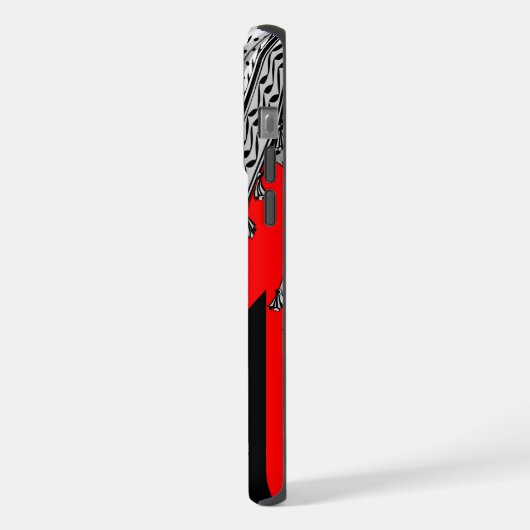 Keffiyeh Palestijnse sjaal Traditionele stof iPhone Hoesje (Linkerkant)