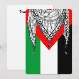 Keffiyeh Palestijnse sjaal Traditionele stof Kaart