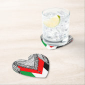 Keffiyeh Palestijnse sjaal Traditionele stof Kartonnen Onderzetters (Insitu)