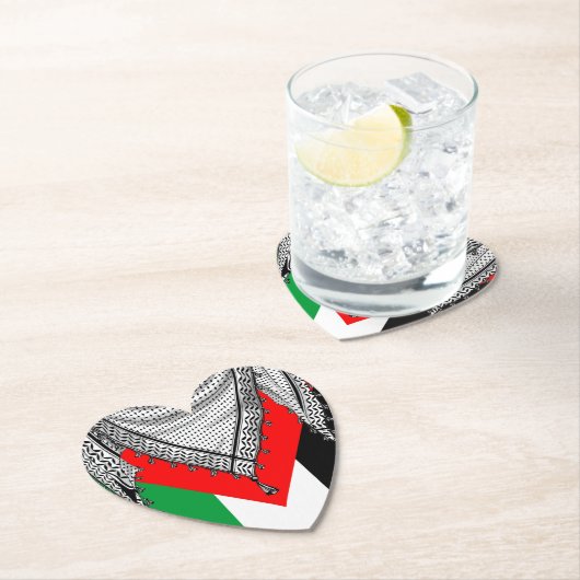 Keffiyeh Palestijnse sjaal Traditionele stof Kartonnen Onderzetters (Insitu)