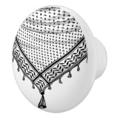 Keffiyeh Palestijnse sjaal Traditionele stof Keramische Knop (Rechts)