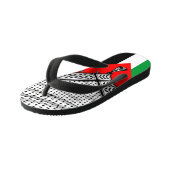 Keffiyeh Palestijnse sjaal Traditionele stof Kinder Teenslippers (Schuin)