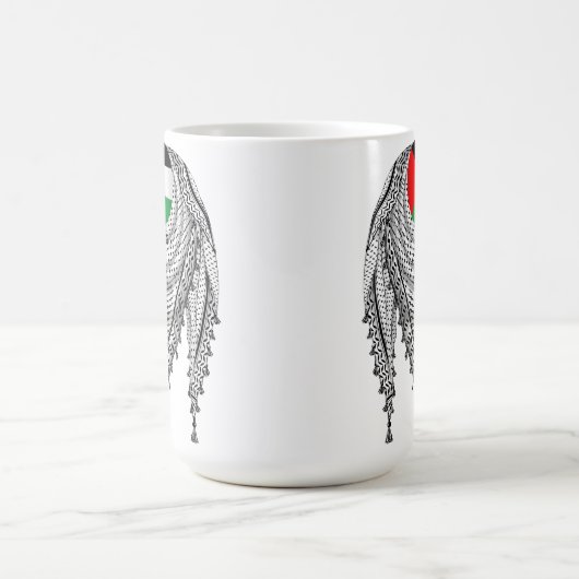 Keffiyeh Palestijnse sjaal Traditionele stof Koffiemok (Center)