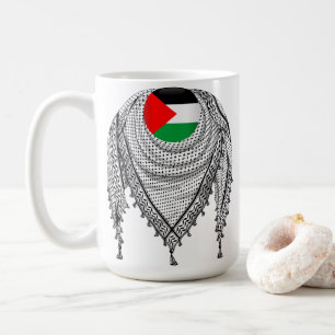 Keffiyeh Palestijnse sjaal Traditionele stof Koffiemok