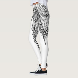 Keffiyeh Palestijnse sjaal Traditionele stof Leggings