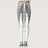 Keffiyeh Palestijnse sjaal Traditionele stof Leggings (Voorkant)