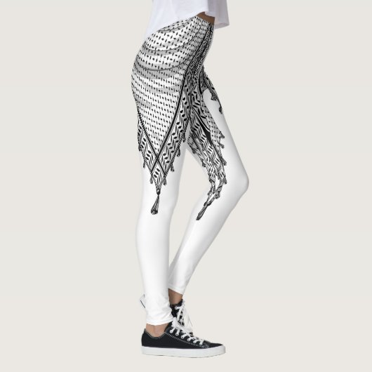Keffiyeh Palestijnse sjaal Traditionele stof Leggings (Rechts)