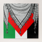 Keffiyeh Palestijnse sjaal Traditionele stof Legpuzzel (Verticaal)