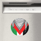Keffiyeh Palestijnse sjaal Traditionele stof Magneet (Insitu (Vaatwasser))