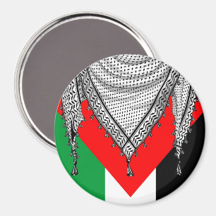Keffiyeh Palestijnse sjaal Traditionele stof Magneet
